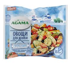 Овощи Агама д/жарки Греческие 400г с/м