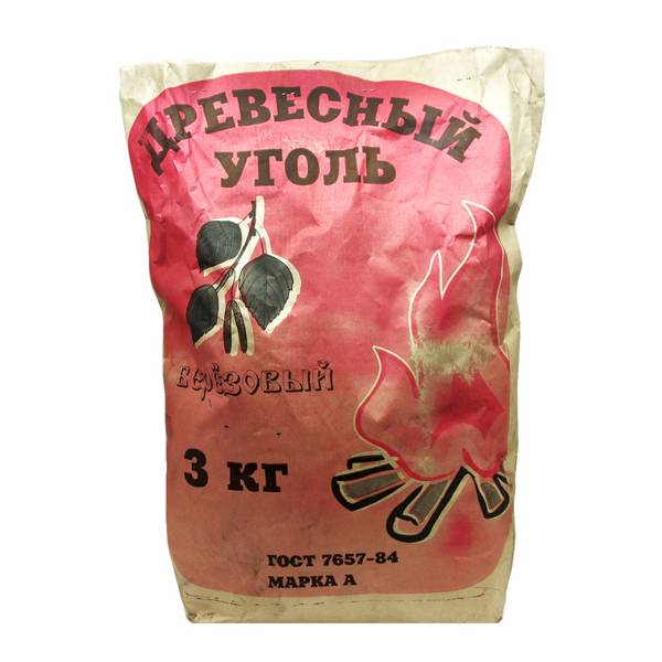 Уголь древесный 3кг
