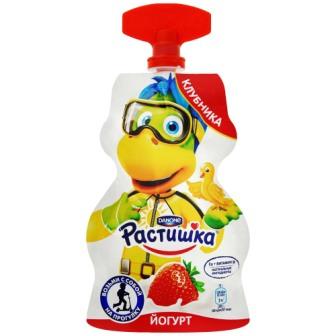 Йогурт Растишка клубника 70г