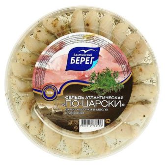 Сельдь Балтийский берег по-царски 200г с укропом