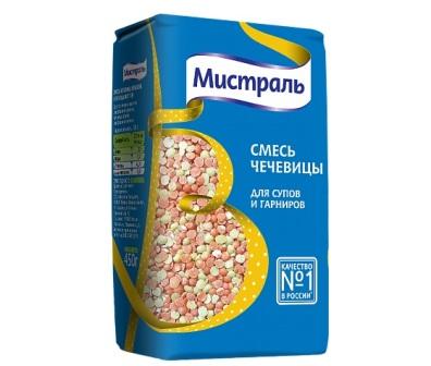 Смесь Мистраль чечевицы для супов и гарниров 450г