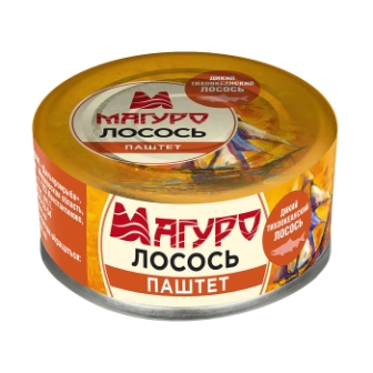 Паштет Магуро из лосося Горбуша т/о измельч. 90г