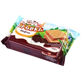 Вафли Коровка шоколад 150г