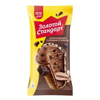 Мороженое Золотой стандарт шок.брауни 90г в/ст