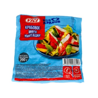 Крабовое мясо Вичи зам. 200г