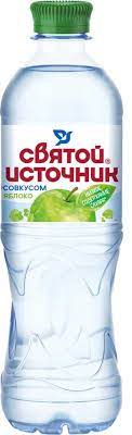 Вода Святой источник 0.5л яблоко негаз