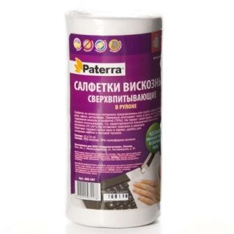 Салфетки Патерра вискоз. сверхвпитывающие 22*23см