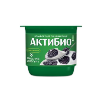 Йогурт Актибио 130г чернослив