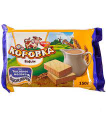 Вафли Коровка топленое молоко 150г