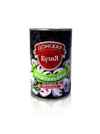 Шампиньоны Донская кухня резанные 425мл ж/б