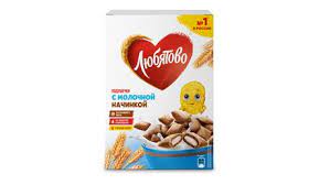 Подушечки Любятово молочная начинка 220г