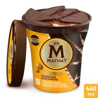 Мороженое Магнат Дабл Пинта соленая карамель 310г