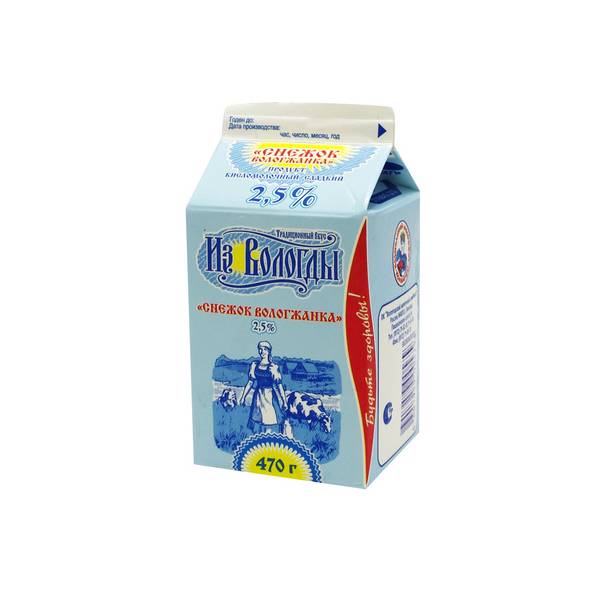 Снежок 2.5% 470г Вологда
