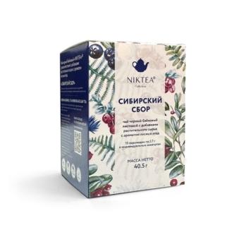 Чай НИКТИ Сибирский Сбор лесные ягоды черн. 15*2.7