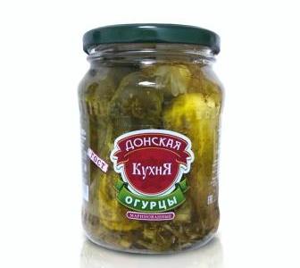 Огурцы Донская кухня маринованные 680г