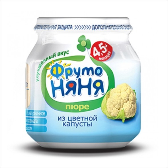 Пюре Фрутоняня 80г цветная капуста