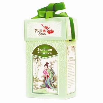 Чай Plum Snow Зеленая улитка зеленый 100г