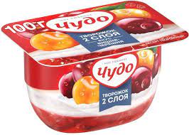 Десерт творожный Чудо вишня/черешня 100г