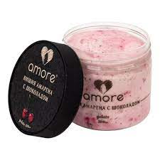 Мороженое AMORE мол.Вишня Амарена с шоколадом 300м