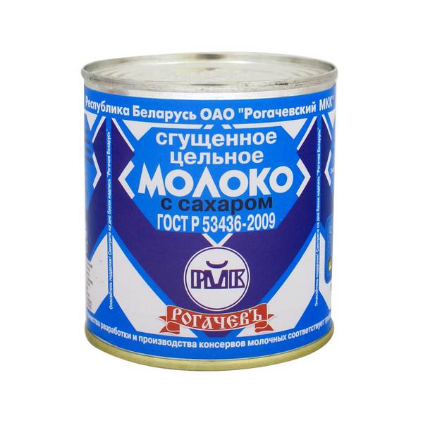 Молоко сгущенное Рогачев ГОСТ 380г
