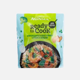 Морепродукты Агама рис терияки 320г с/м