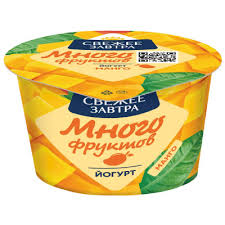 Йогурт Свежее Завтра 2.6% 180г манго