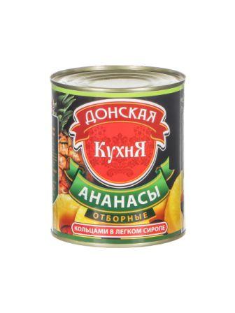 Ананасы Донская кухня отб.кольца в сиропе  580мл