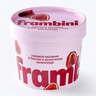 Малина Frambini белый и молочный шоколад 130г