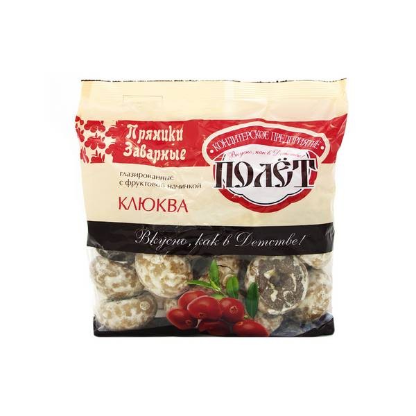Пряники Полет Клюква 300г