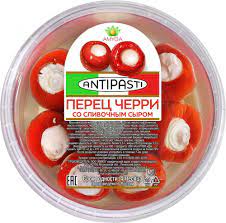Перец Амига Черри со сливочным сыром 250г