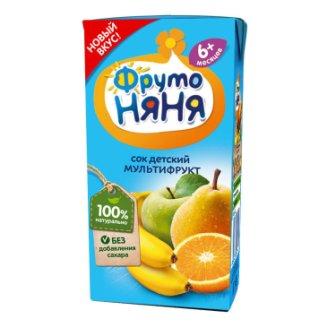 Сок Фрутоняня 0.2л мультифруктовый