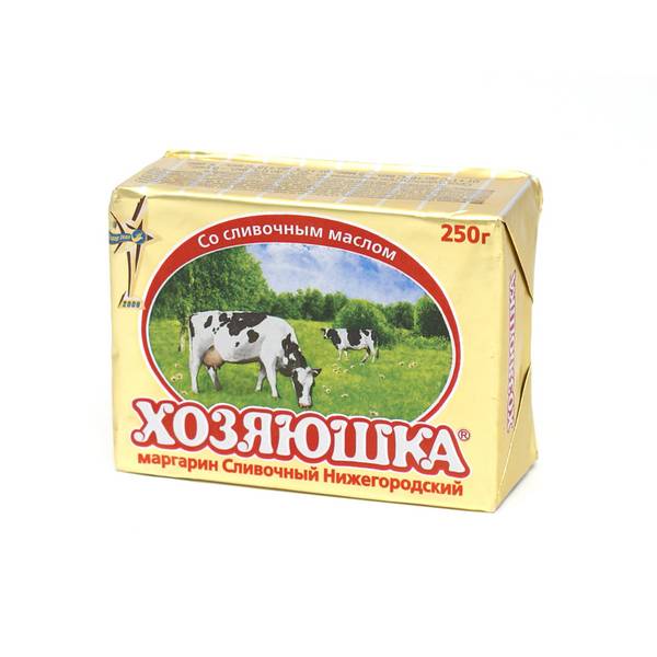 Маргарин Хозяюшка сливочный 200г