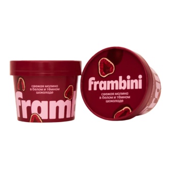 Малина Frambini белый и темный шоколад 130г