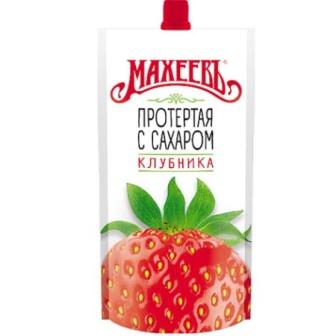 Джем Махеевъ 300г Клубника протертая с сахаром