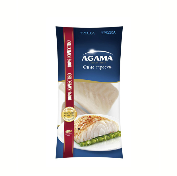 Рыба Агама Треска филе с/м 400г