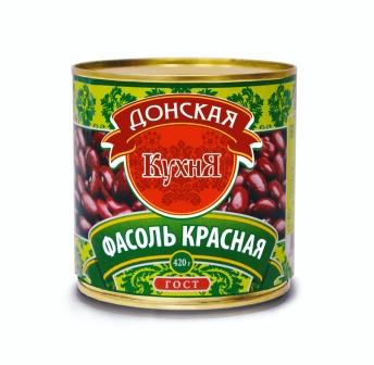 Фасоль Донская кухня красная в с/с 420г
