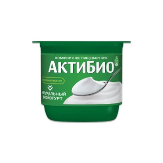 Йогурт Актибио 130г натуральный