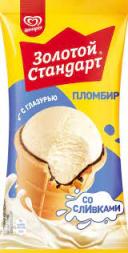 Мороженое Золотой стандарт пломбир в/ст 95г
