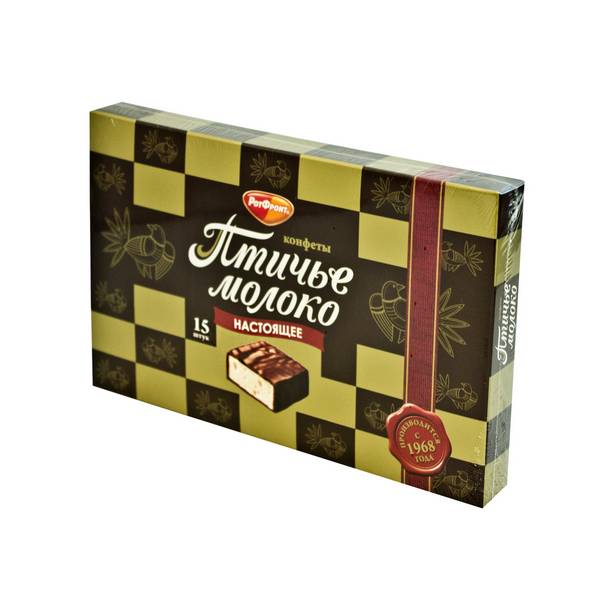 Конфеты Птичье молоко сливки/ваниль 200г