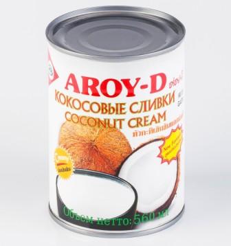 Сливки AROY-D кокосовые 20-22% 560мл ж/б